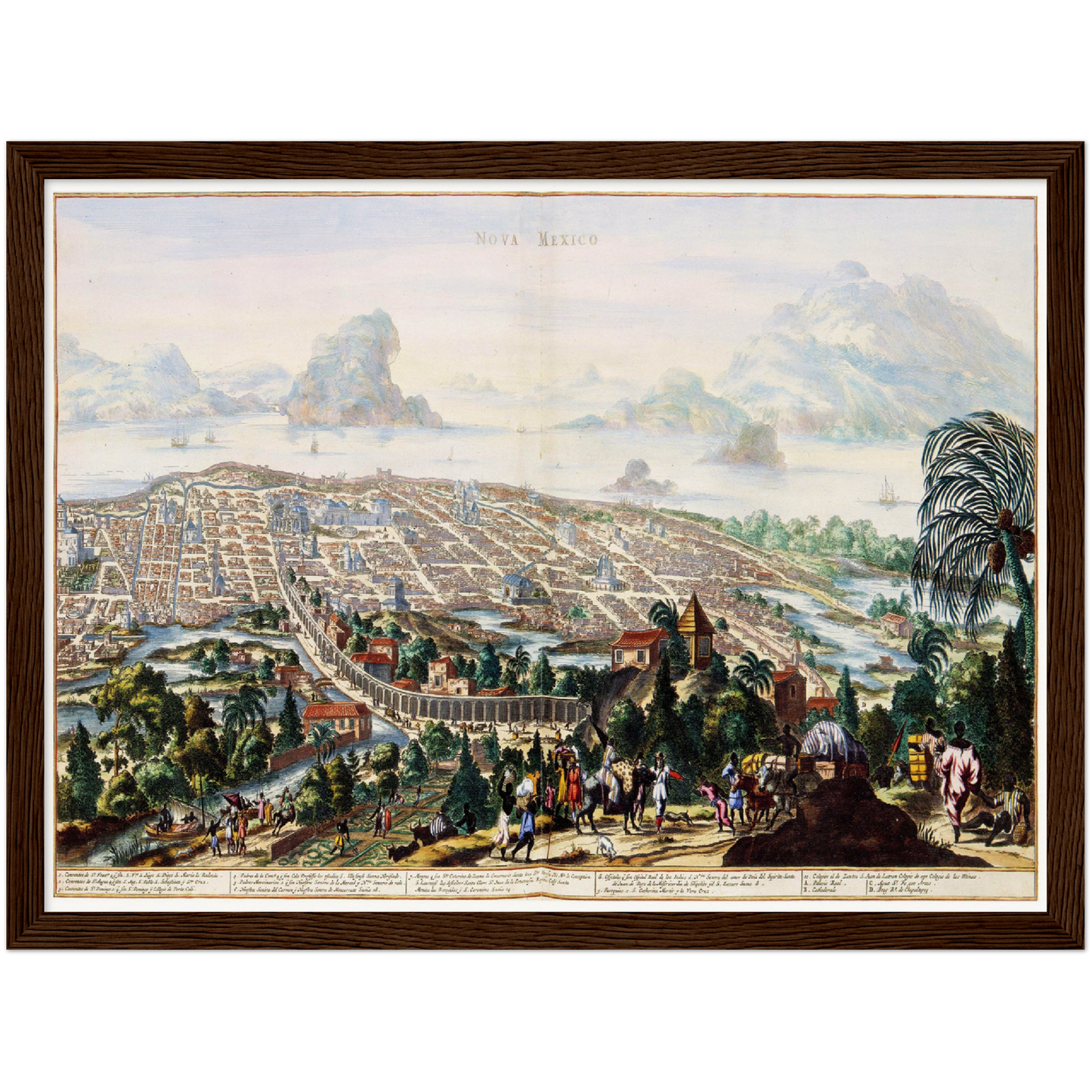 Historical city map  Test product horizontal 3 sizes
