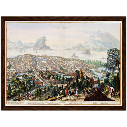 Historical city map  Test product horizontal 3 sizes