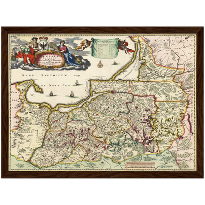 Historical city map  Test product horizontal 3 sizes