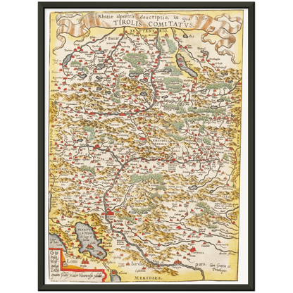 Historical city map  Test product horizontal 3 sizes