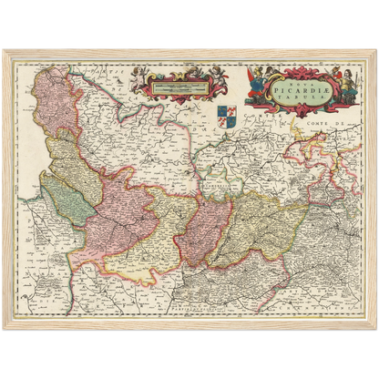 Historical city map  Test product horizontal 3 sizes