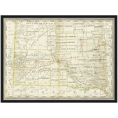 Historical city map  Test product horizontal 3 sizes