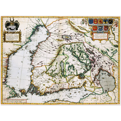 Historical city map  Test product horizontal 3 sizes