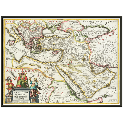 Historical city map  Test product horizontal 3 sizes