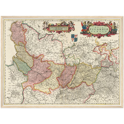 Historical city map  Test product horizontal 3 sizes