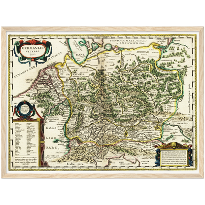 Historical city map  Test product horizontal 3 sizes