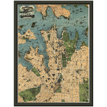 Historical city map  Test product horizontal 3 sizes