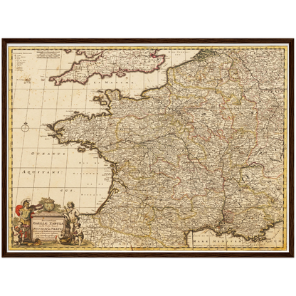 Historical city map  Test product horizontal 3 sizes