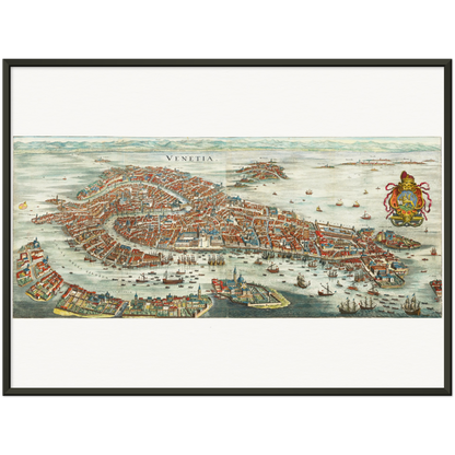 Historical city map  Test product horizontal 3 sizes