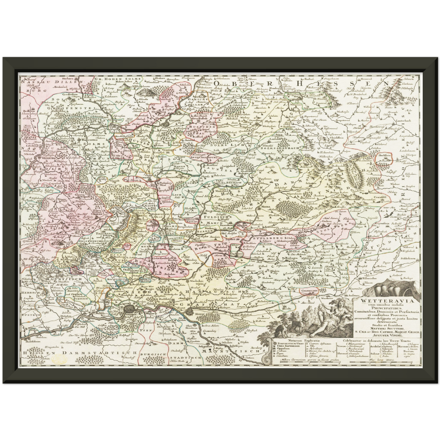 Historical city map  Test product horizontal 3 sizes