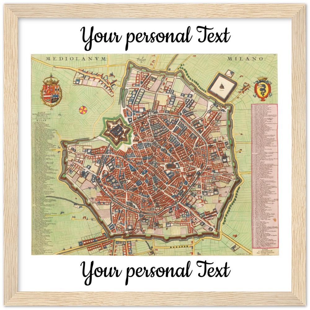 Personalisierte historische europäische Stadtansichten