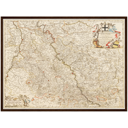 Historical city map  Test product horizontal 3 sizes