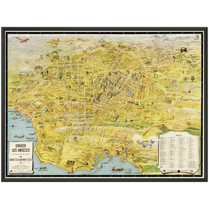 Historical city map  Test product horizontal 3 sizes