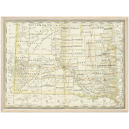 Historical city map  Test product horizontal 3 sizes
