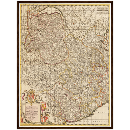 Historical city map  Test product horizontal 3 sizes