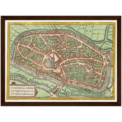Historical city map  Test product horizontal 3 sizes