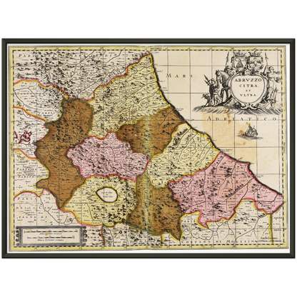 Historical city map  Test product horizontal 3 sizes