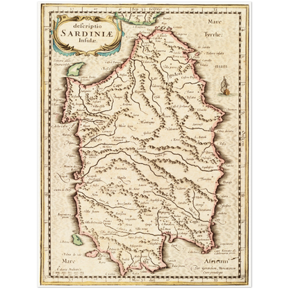 Historical city map  Test product horizontal 3 sizes