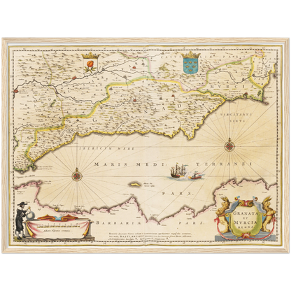 Historical city map  Test product horizontal 3 sizes