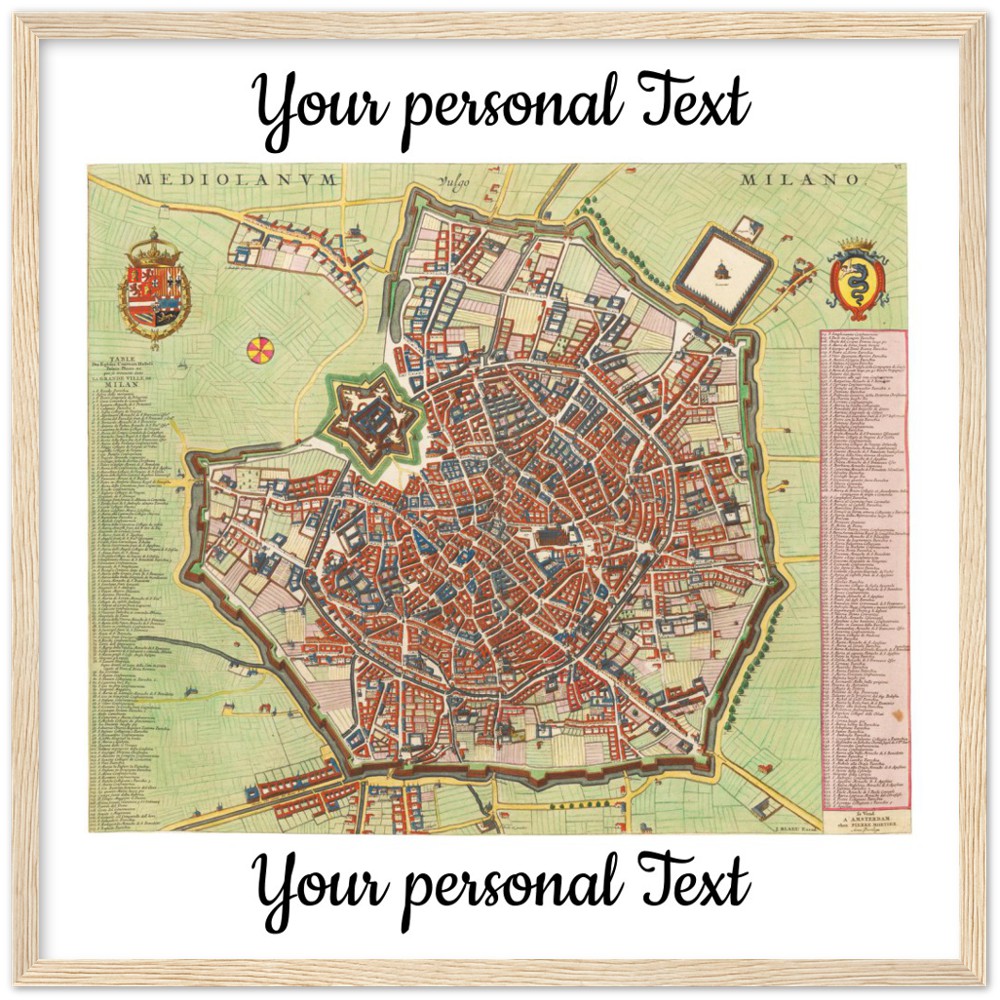 Personalisierte historische europäische Stadtansichten