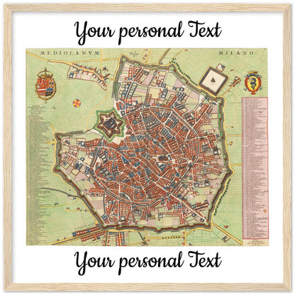 Personalisierte historische europäische Stadtansichten