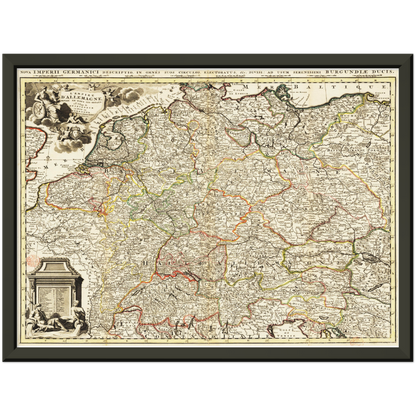 Historical city map  Test product horizontal 3 sizes