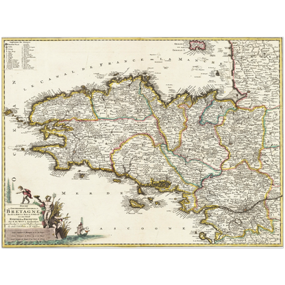 Historical city map  Test product horizontal 3 sizes