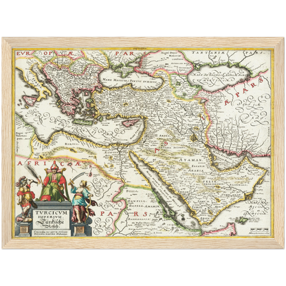 Historical city map  Test product horizontal 3 sizes