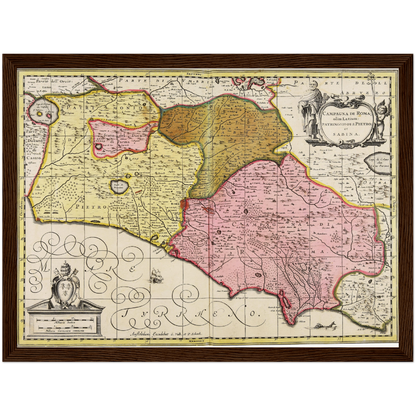 Historical city map  Test product horizontal 3 sizes