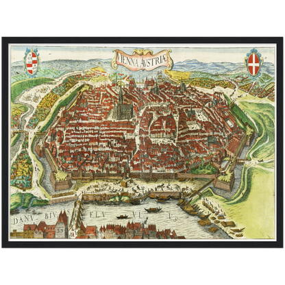 Historical city map  Test product horizontal 3 sizes