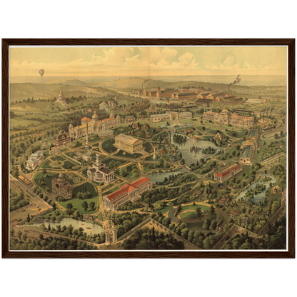 Historical city map  Test product horizontal 3 sizes