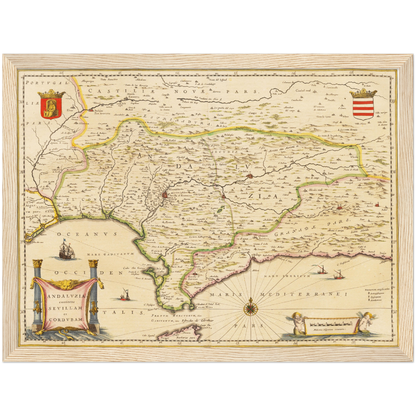 Historical city map  Test product horizontal 3 sizes