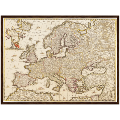 Historical city map  Test product horizontal 3 sizes