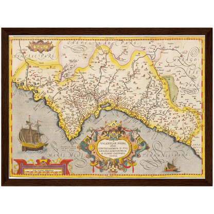 Historical city map  Test product horizontal 3 sizes