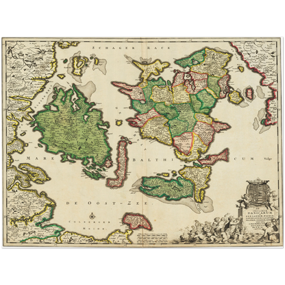 Historical city map  Test product horizontal 3 sizes