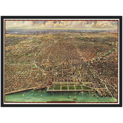 Historical city map  Test product horizontal 3 sizes