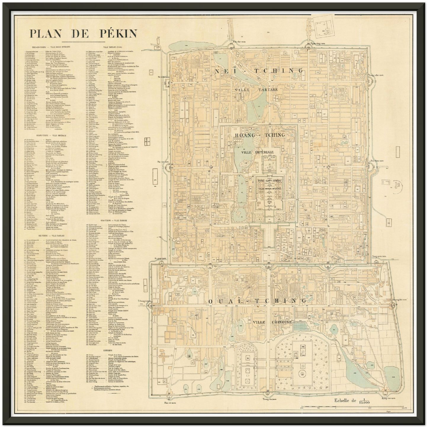 Historical city map  Test product horizontal 3 sizes