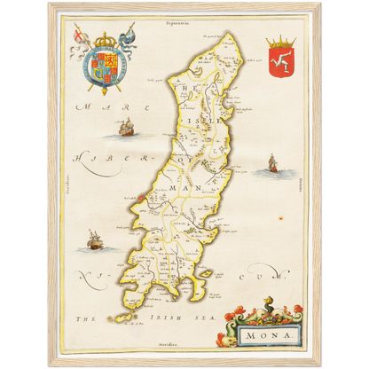 Historical city map  Test product horizontal 3 sizes