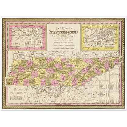Historical city map  Test product horizontal 3 sizes