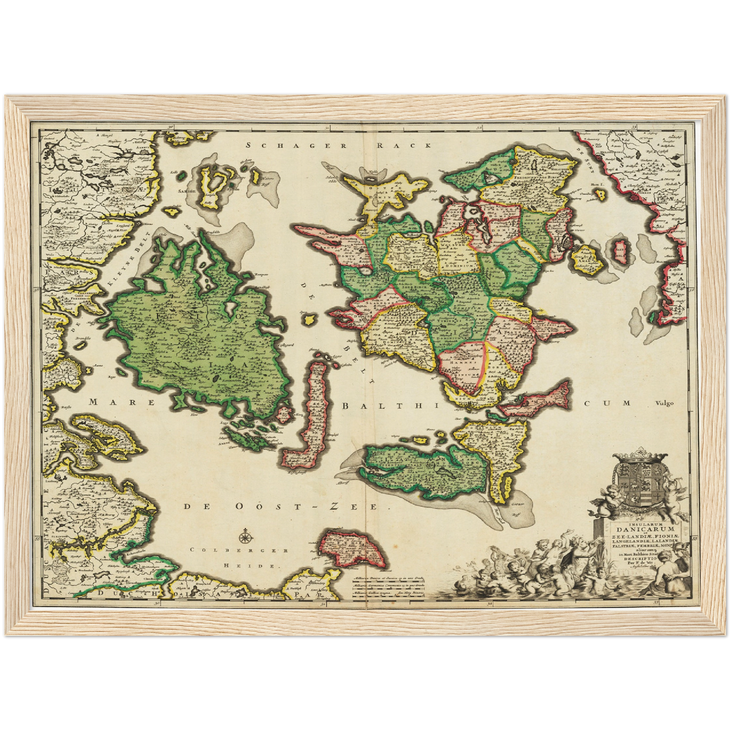 Historical city map  Test product horizontal 3 sizes