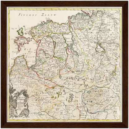 Historical city map  Test product horizontal 3 sizes