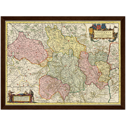 Historical city map  Test product horizontal 3 sizes