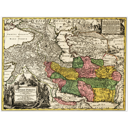 Historical city map  Test product horizontal 3 sizes