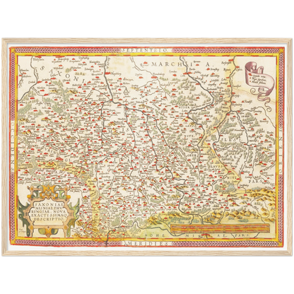 Historical city map  Test product horizontal 3 sizes