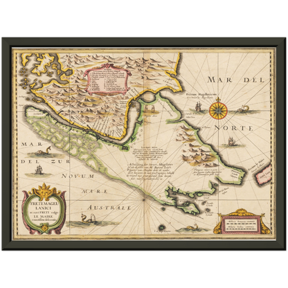 Historical city map  Test product horizontal 3 sizes