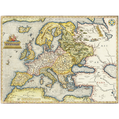 Historical city map  Test product horizontal 3 sizes