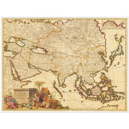 Historical city map  Test product horizontal 3 sizes