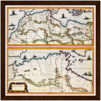 Historical city map  Test product horizontal 3 sizes