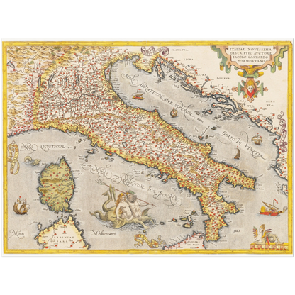 Historical city map  Test product horizontal 3 sizes