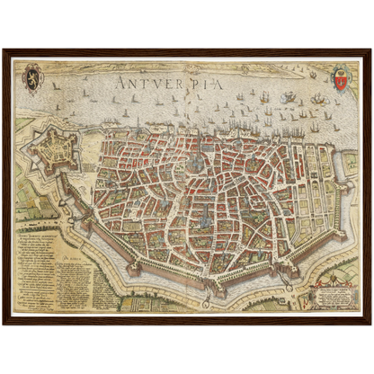 Historical city map  Test product horizontal 3 sizes